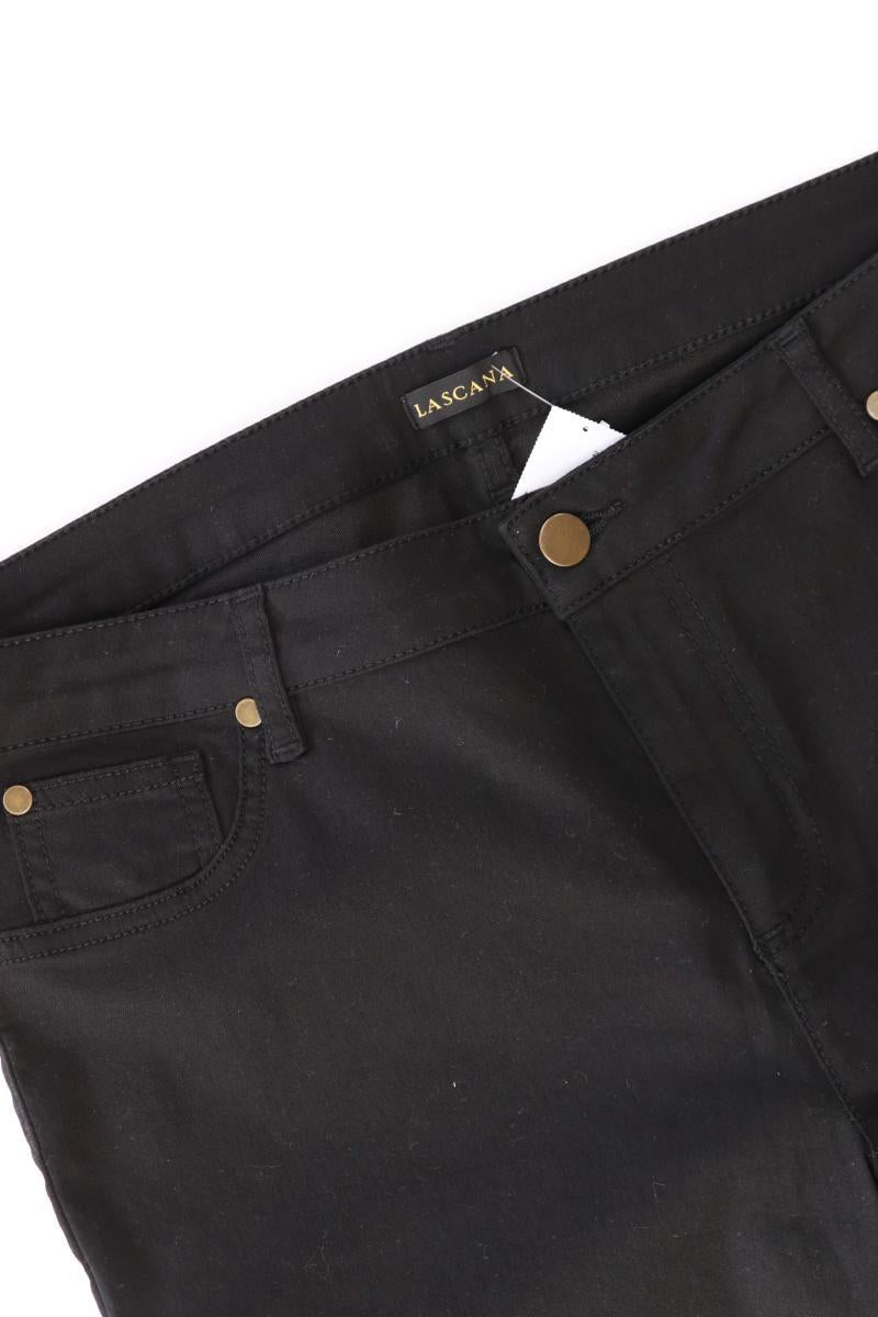Lascana Straight Jeans Gr. 44 schwarz aus Baumwolle