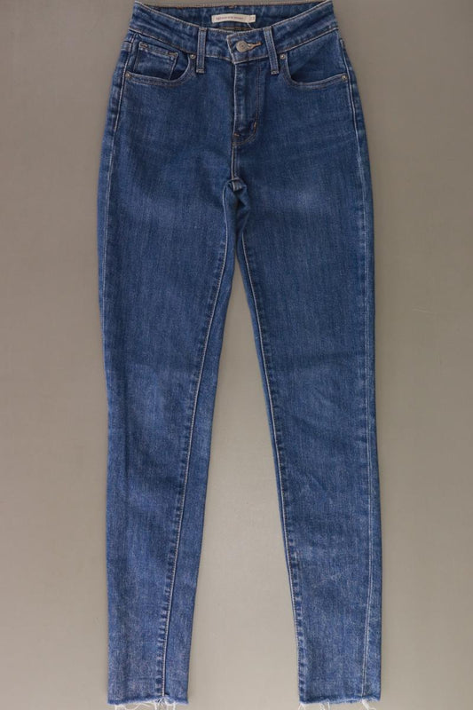 Levi's Skinny Jeans Gr. W23 blau aus Baumwolle