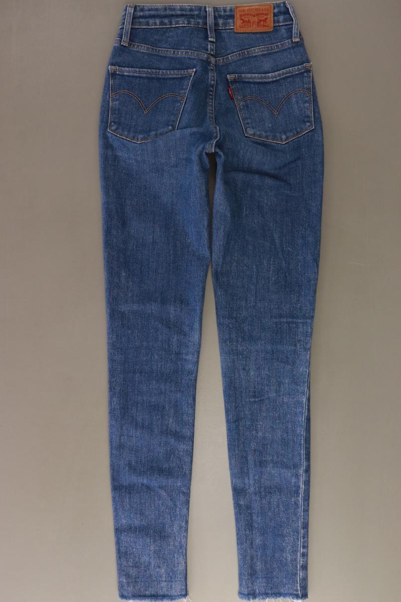 Levi's Skinny Jeans Gr. W23 blau aus Baumwolle