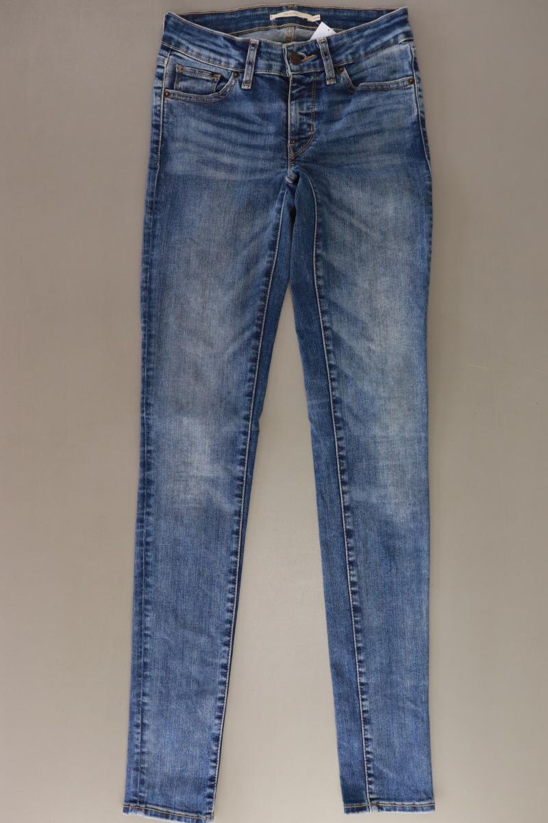 Levi's Skinny Jeans Gr. W24 Modell 711 blau aus Baumwolle