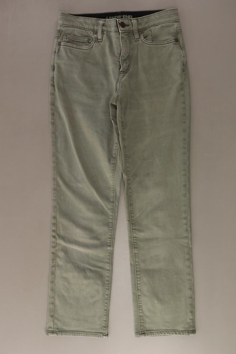 Lands' End Straight Jeans Gr. 34 olivgrün aus Baumwolle