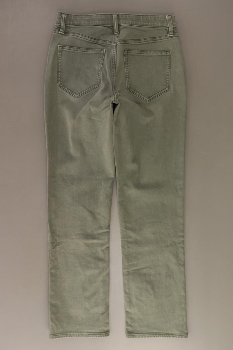 Lands' End Straight Jeans Gr. 34 olivgrün aus Baumwolle