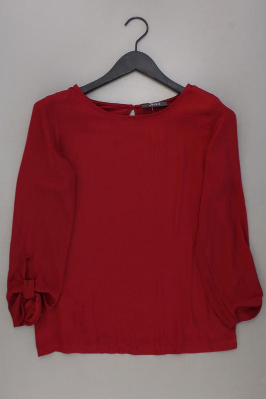 Esprit Classic Bluse Gr. S 3/4 Ärmel rot aus Polyester
