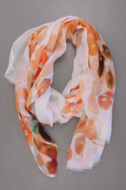 Tuch orange aus Viskose