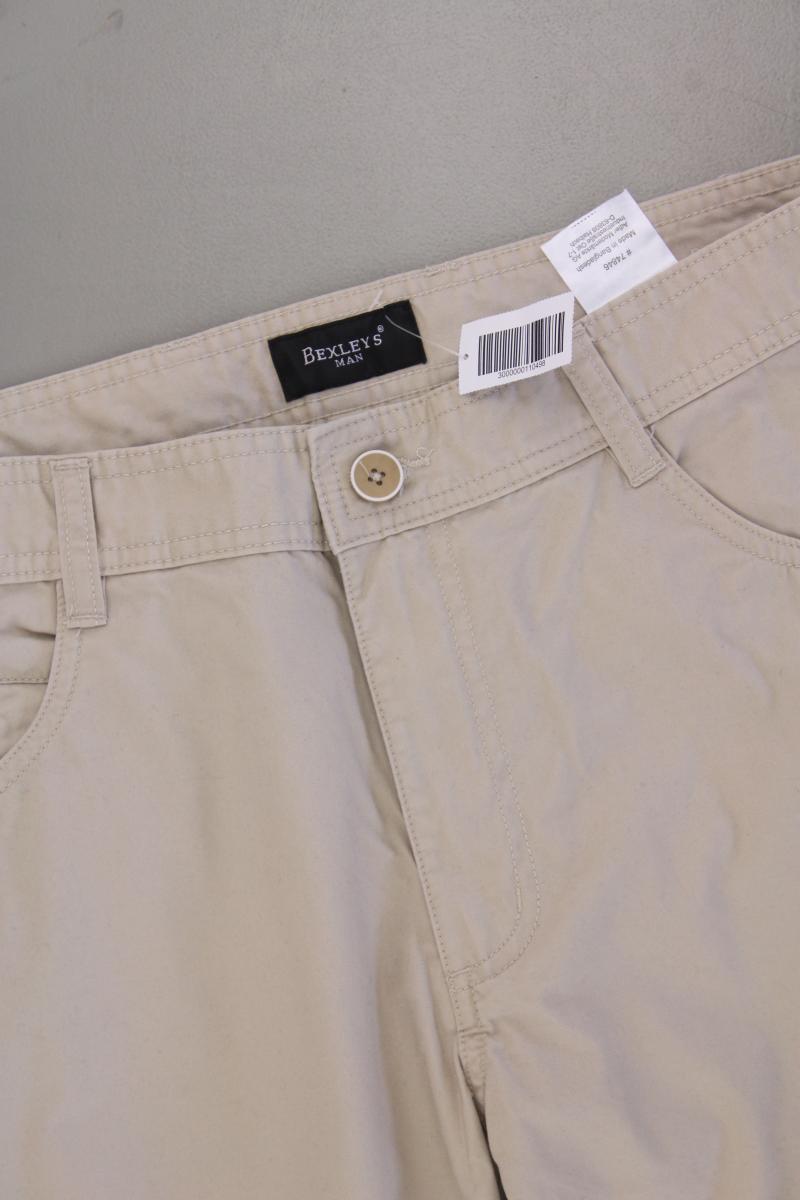 Bexleys Shorts für Herren Gr. Kurzgröße 25 creme aus Baumwolle