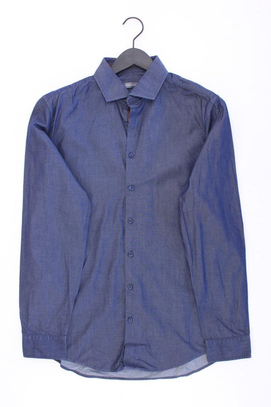 Strauss Langarmhemd für Herren Gr. Hemdgröße 41/42 blau