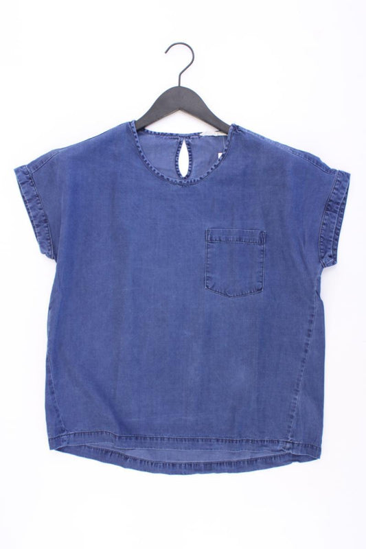 Recolution Bluse Gr. M Kurzarm blau aus TENCEL