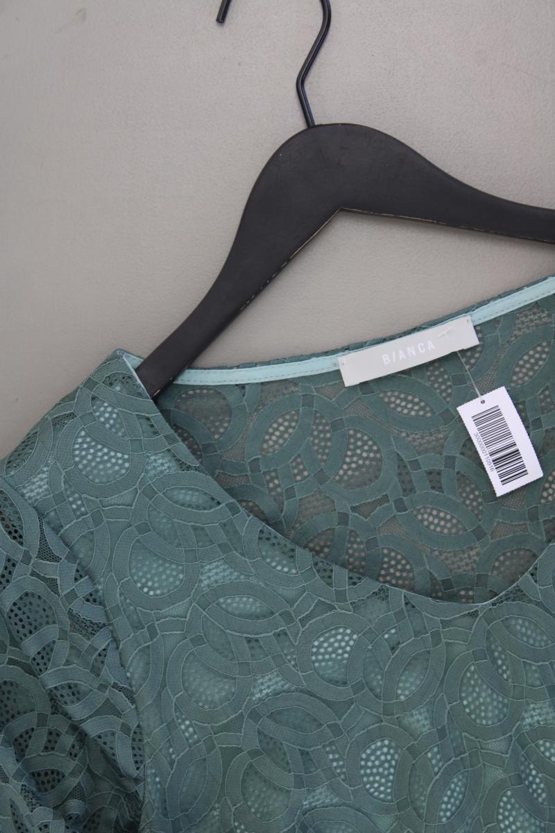 Bianca Spitzenkleid salbeifarben Gr. 42 3/4 Ärmel grün