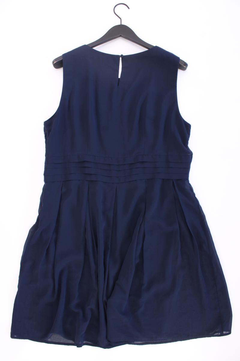 Street One Chiffonkleid Gr. 44 Ärmellos blau aus Viskose