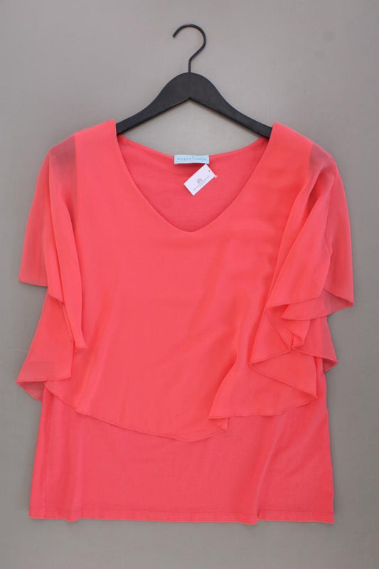 Pfeffinger Bluse korallrot Gr. 42 Kurzarm pink