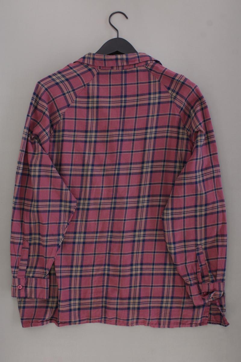 Asos Karobluse Gr. 40 kariert Langarm lila aus Baumwolle