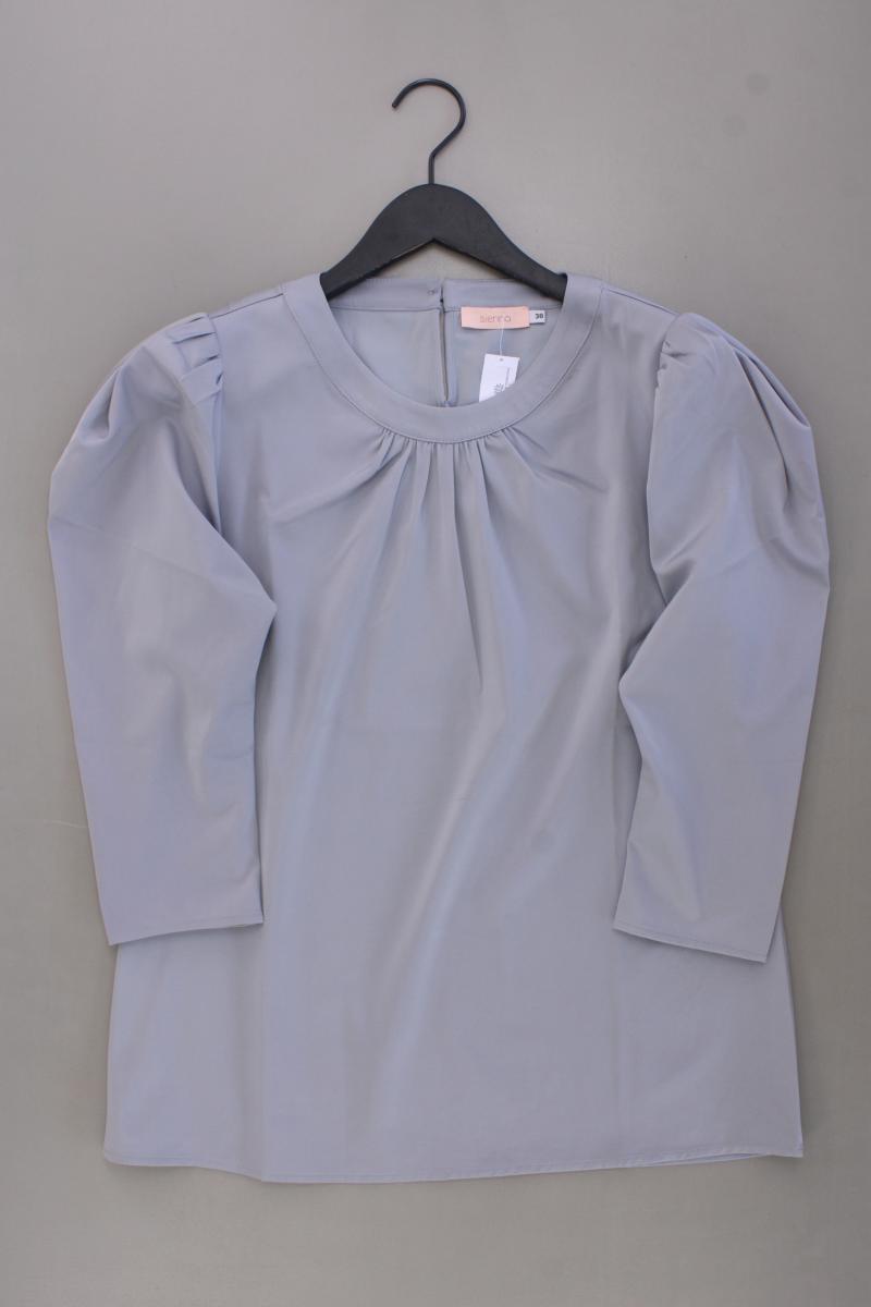 Sienna Classic Bluse Gr. 38 3/4 Ärmel grau aus Polyester