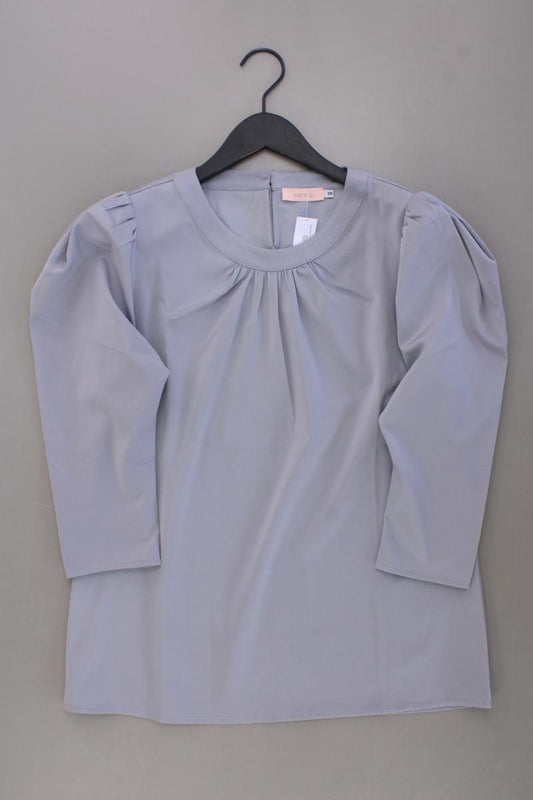 Sienna Classic Bluse Gr. 38 3/4 Ärmel grau aus Polyester