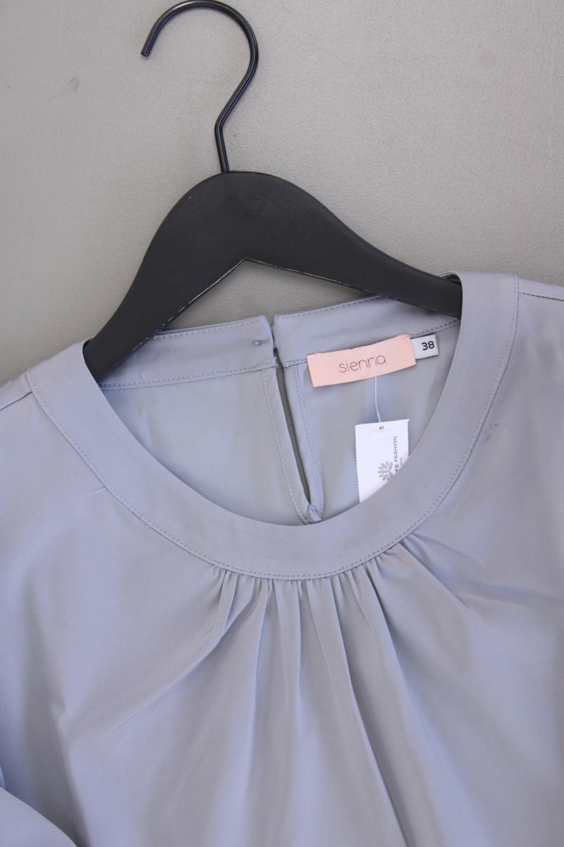 Sienna Classic Bluse Gr. 38 3/4 Ärmel grau aus Polyester