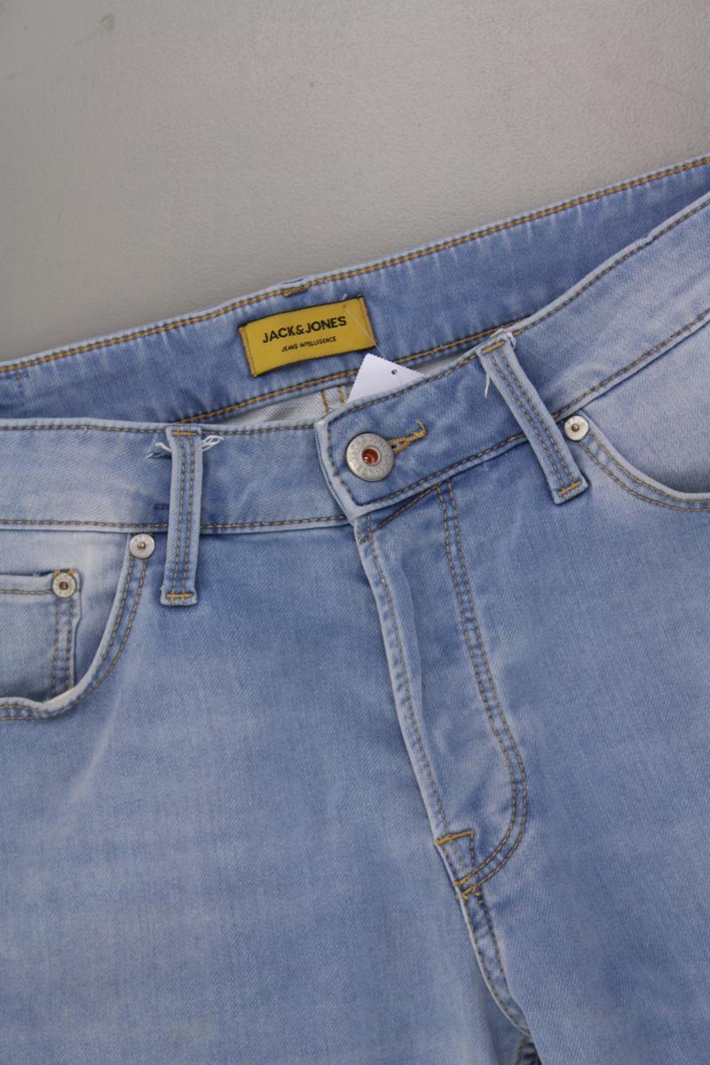 Jack & Jones Jeansshorts für Herren Gr. L blau aus Baumwolle