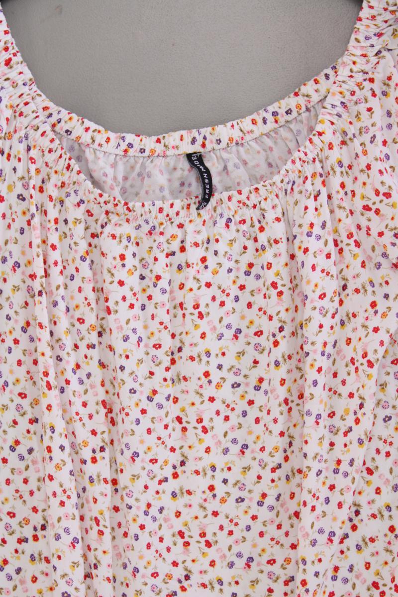 Fresh Made Kurzarmkleid Gr. XS mit Blumenmuster mehrfarbig
