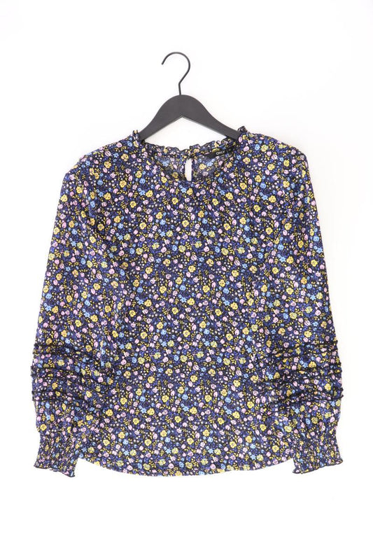 Only Bluse Gr. 40 Langarm blau aus Polyester