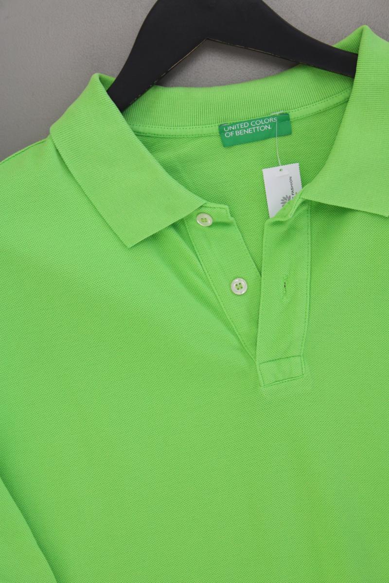 United Colors of Benetton Poloshirt für Herren Gr. XXXL neuwertig Kurzarm grün