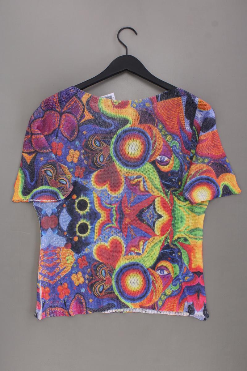 Made in Italy Strickshirt Gr. OneSize Kurzarm mehrfarbig aus Polyester