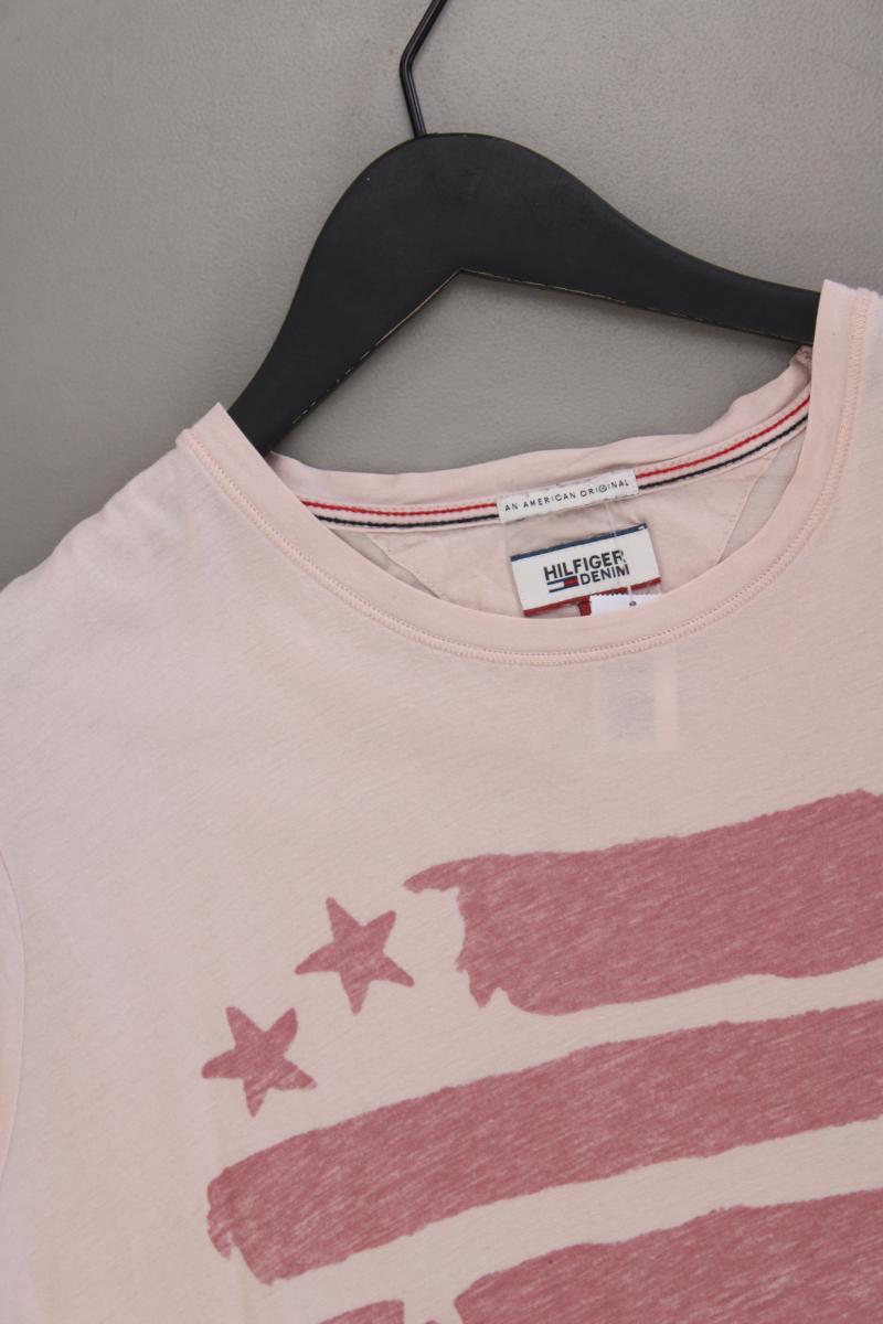 Hilfiger Denim Printshirt Gr. M Kurzarm rosa