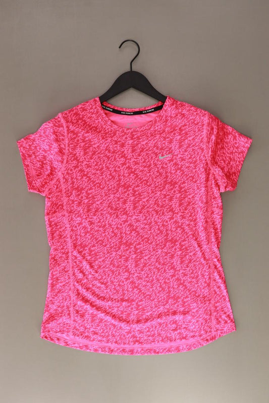 Nike Sportshirt Gr. L Kurzarm pink aus Polyester