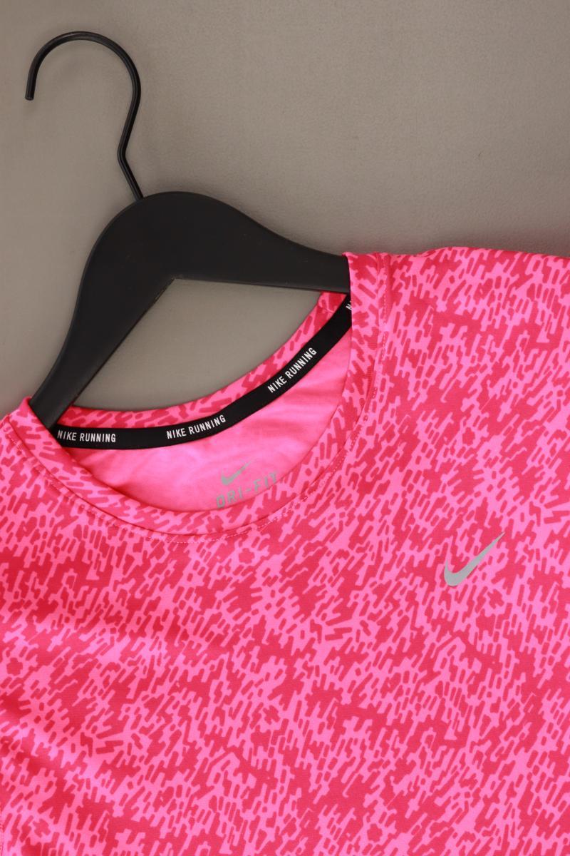 Nike Sportshirt Gr. L Kurzarm pink aus Polyester