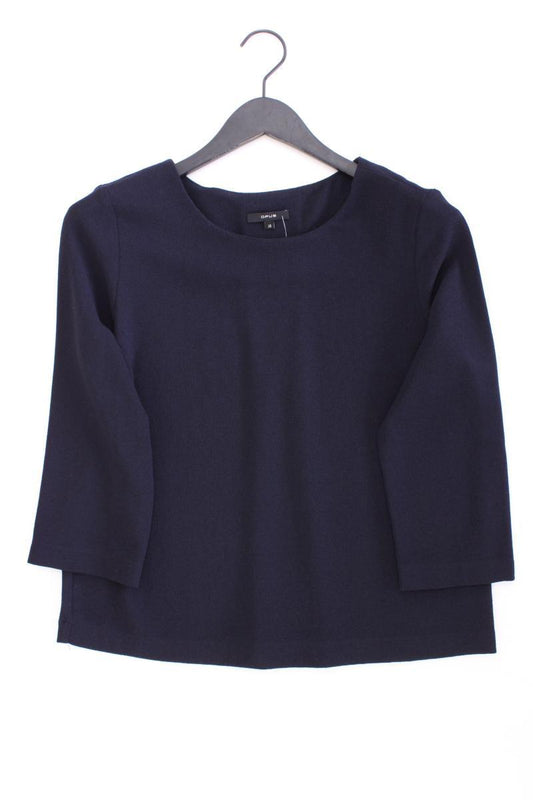 Opus Bluse Falesha Crepe Gr. 38 3/4 Ärmel blau aus Polyester