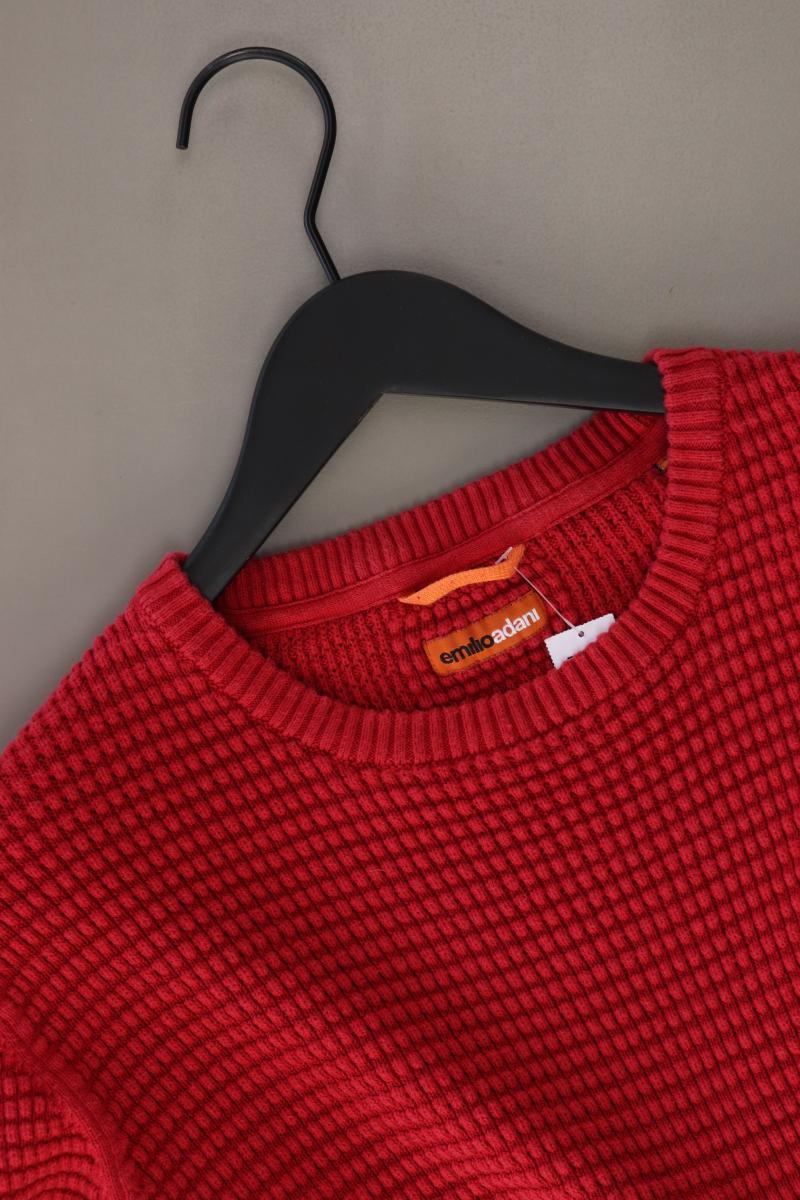 Emilio Adani Feinstrickpullover für Herren Gr. XL rot aus Baumwolle