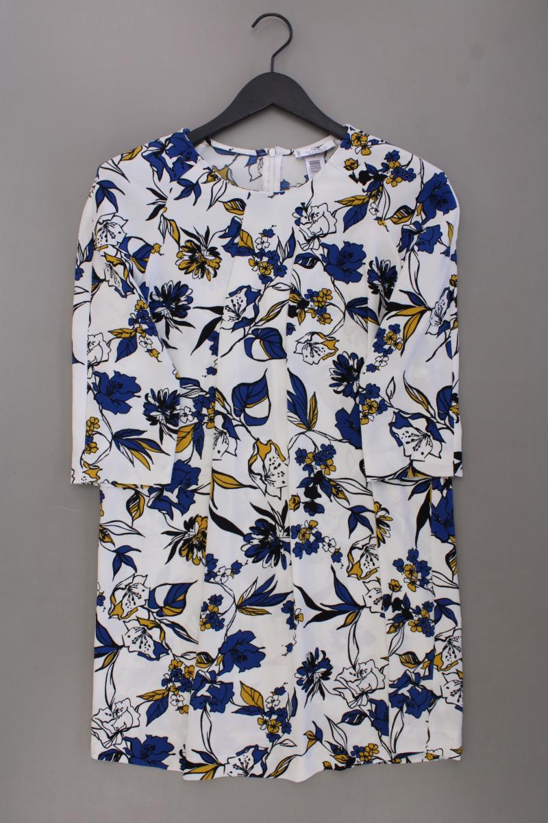 Mango Etuikleid Gr. M mit Blumenmuster 3/4 Ärmel mehrfarbig