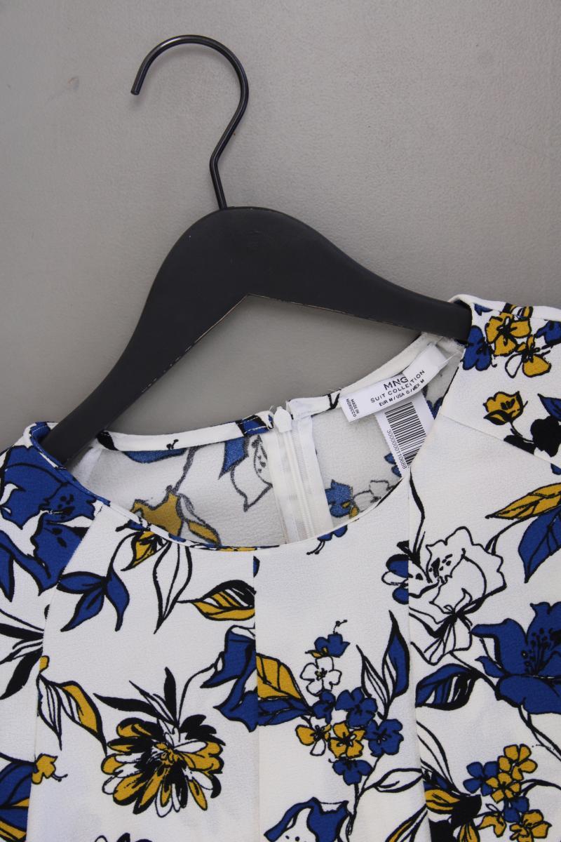 Mango Etuikleid Gr. M mit Blumenmuster 3/4 Ärmel mehrfarbig