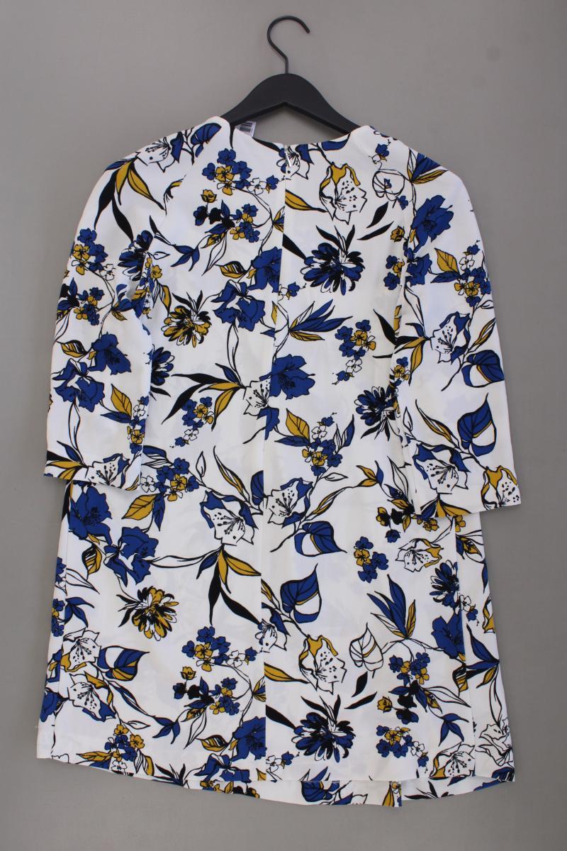 Mango Etuikleid Gr. M mit Blumenmuster 3/4 Ärmel mehrfarbig