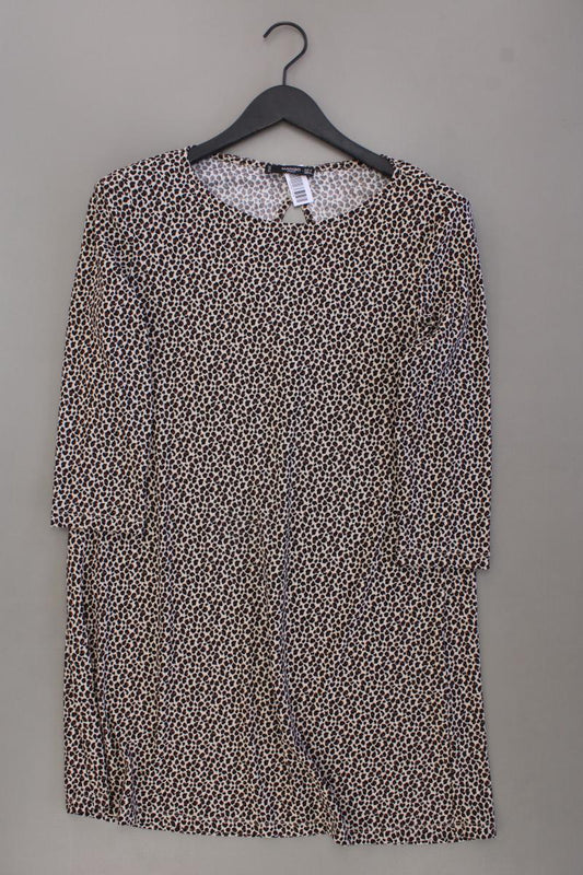 Mango Etuikleid Gr. M mit Tierdruck 3/4 Ärmel braun