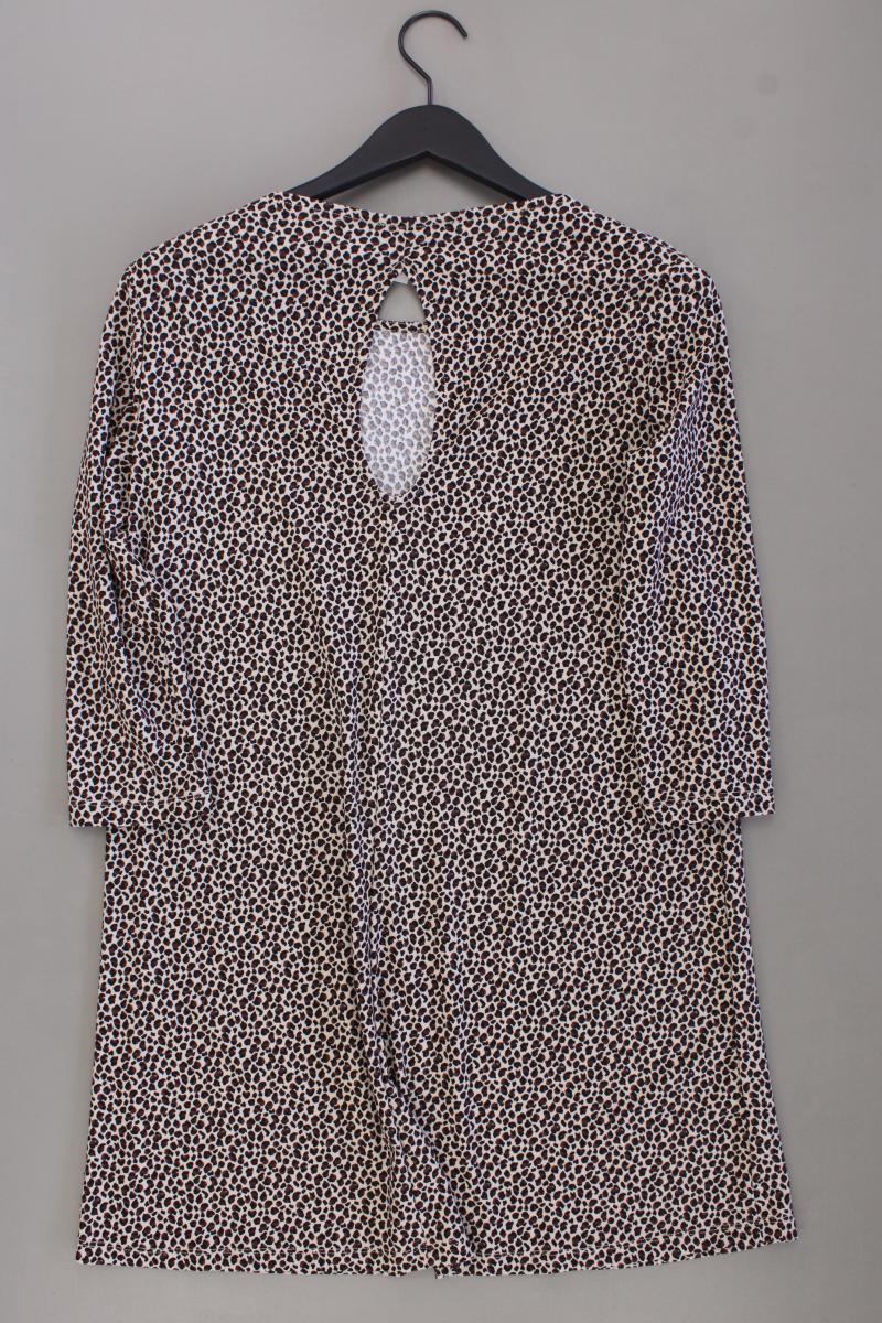 Mango Etuikleid Gr. M mit Tierdruck 3/4 Ärmel braun