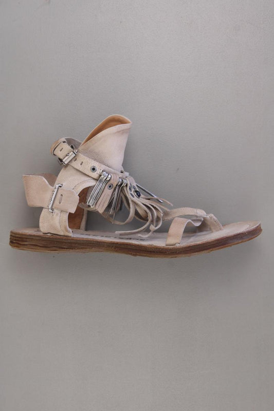 AS 98 Sandalen Gr. 38 neuwertig creme aus Leder