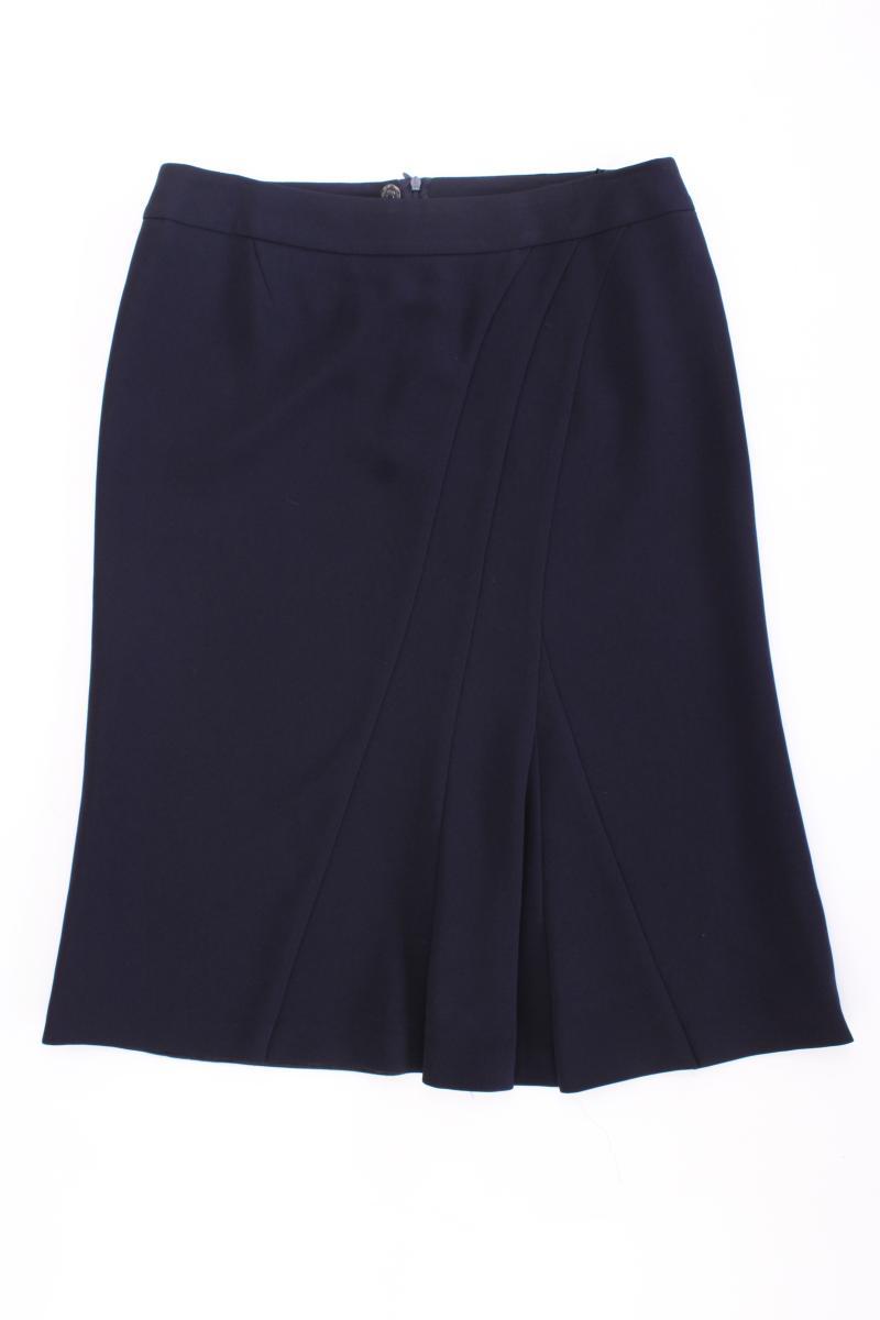 Delmod Bleistiftrock Gr. Kurzgröße 20 blau aus Polyester