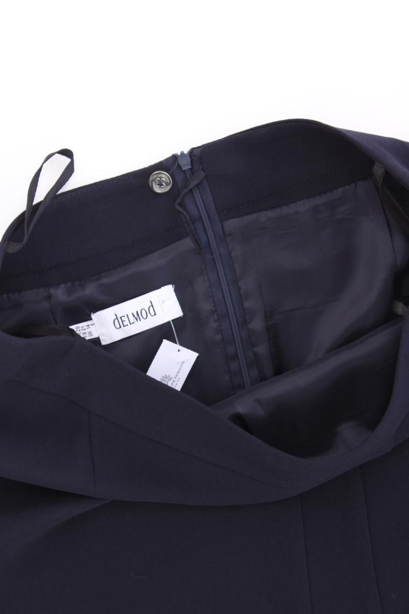 Delmod Bleistiftrock Gr. Kurzgröße 20 blau aus Polyester