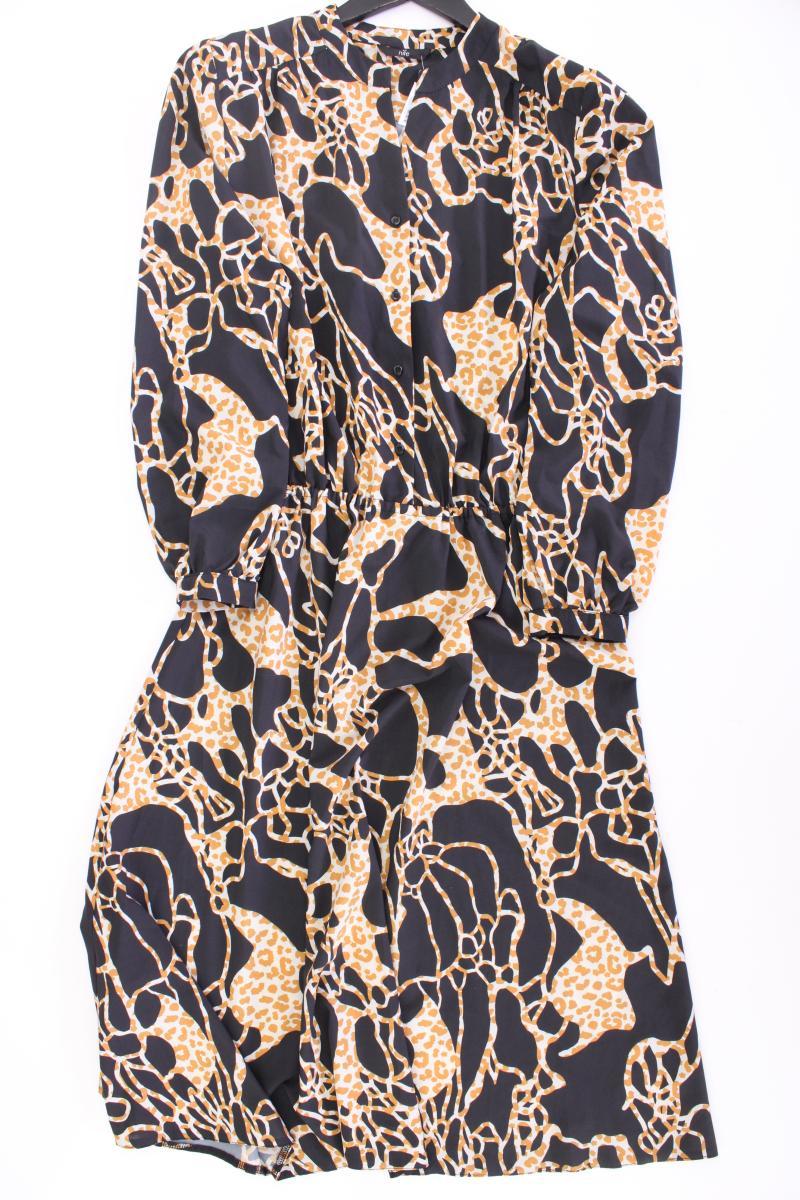 nife Langarmkleid Gr. 38 schwarz aus Polyester