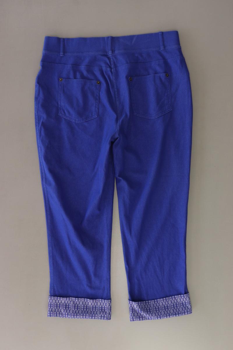 Helena Vera Stretchhose Gr. 40/42 blau aus Baumwolle