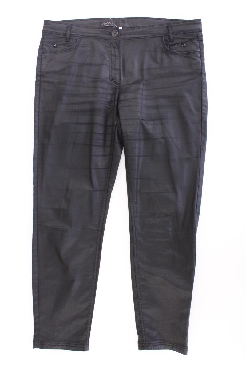 Apanage Hose Gr. 44 schwarz aus Baumwolle