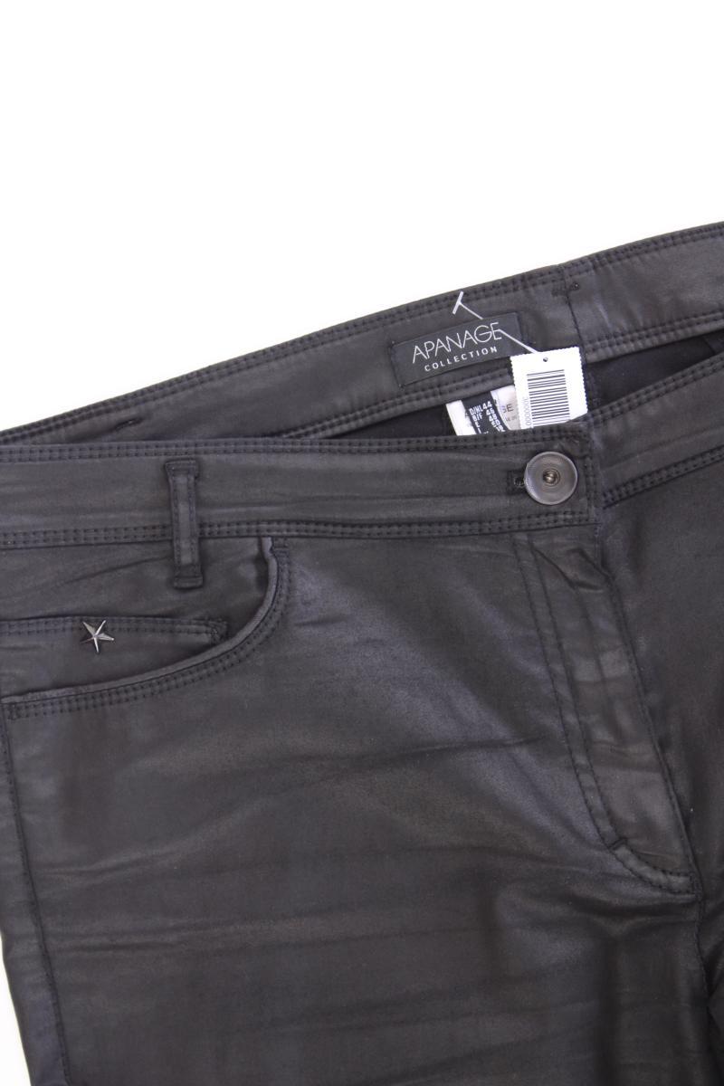 Apanage Hose Gr. 44 schwarz aus Baumwolle