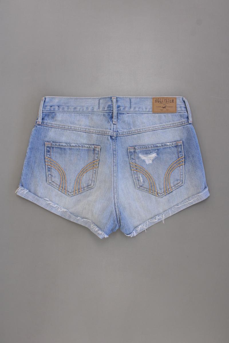 Hollister Jeansshorts Gr. W26 blau aus Baumwolle