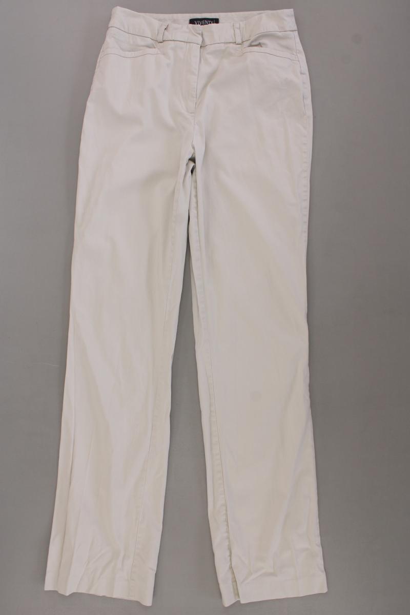 Viventy Bernd Berger Hose Gr. 36 creme aus Baumwolle