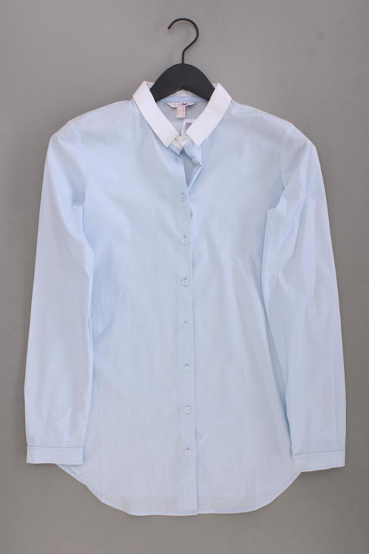 Esprit Langarmbluse Gr. 36 blau aus Baumwolle