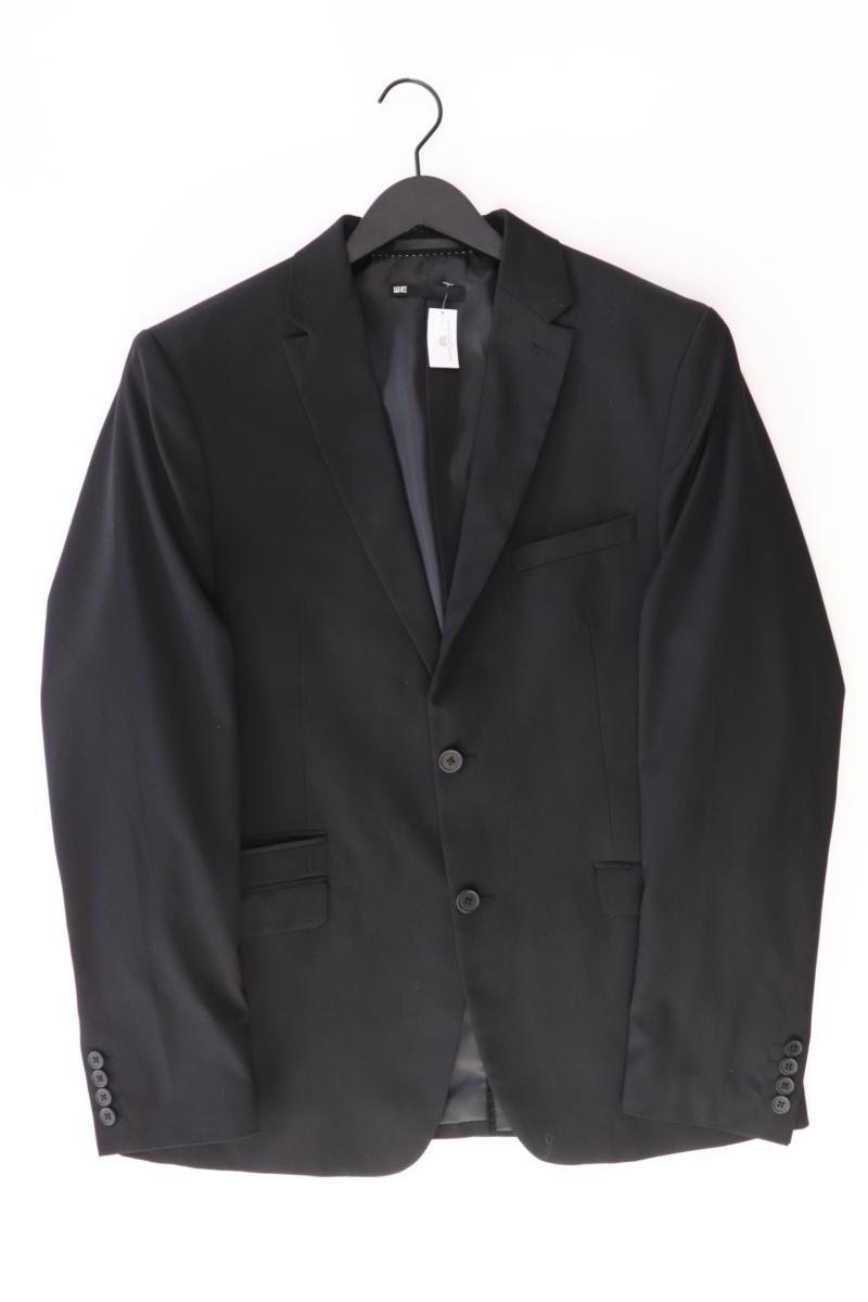WE Fashion Longsakko für Herren Gr. 52 schwarz aus Polyester