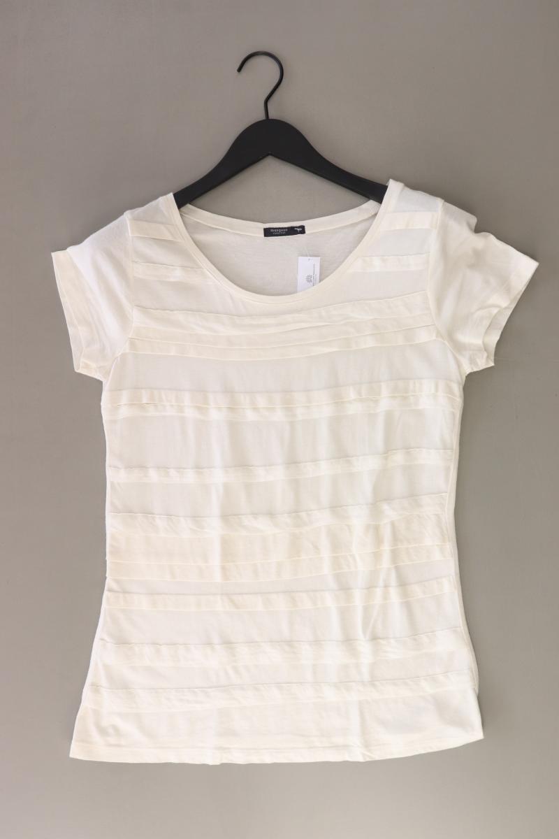 Manguun T-Shirt Gr. 38 Kurzarm creme