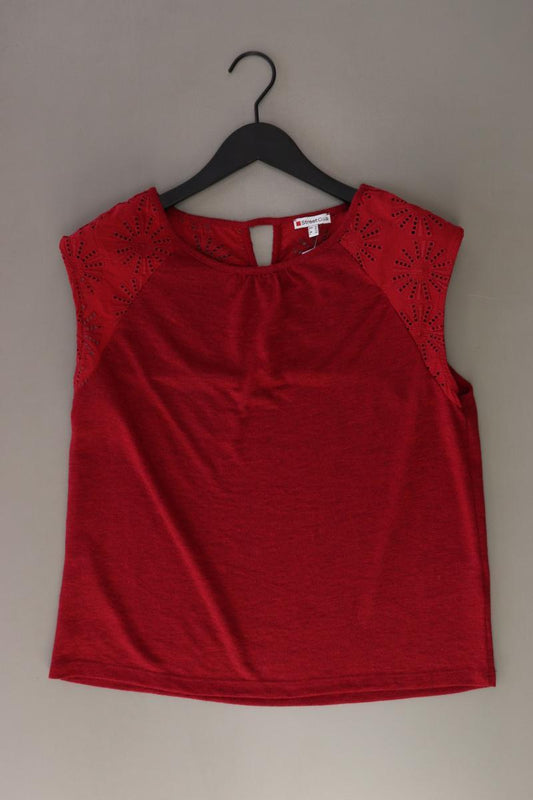 Street One T-Shirt Gr. 38 Kurzarm rot aus Polyester