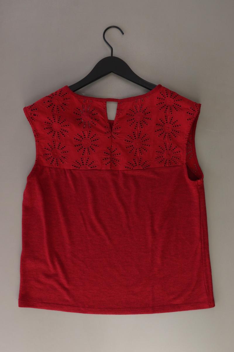 Street One T-Shirt Gr. 38 Kurzarm rot aus Polyester