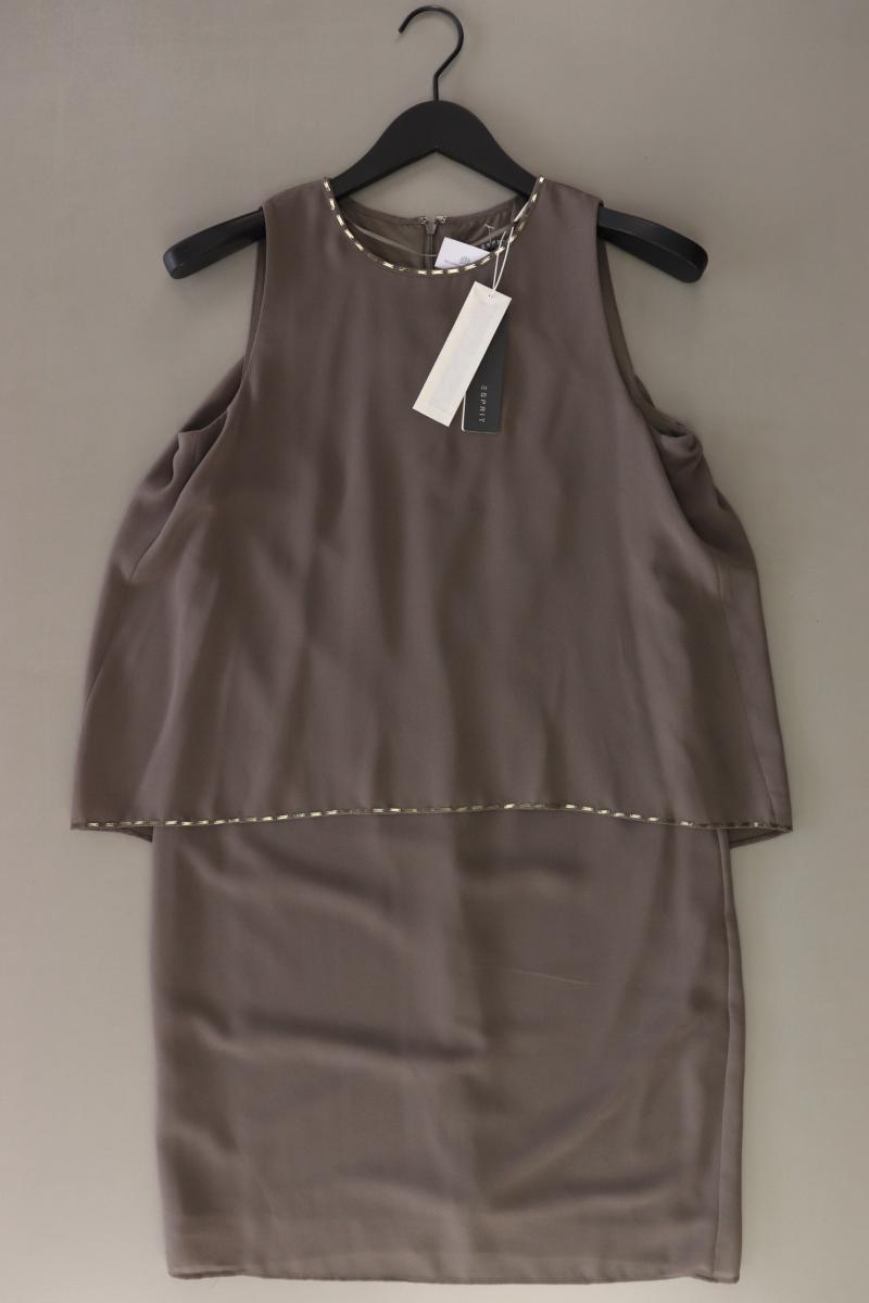 Esprit Chiffonkleid Gr. 36 neu mit Etikett Neupreis: 89,99€! Ärmellos braun