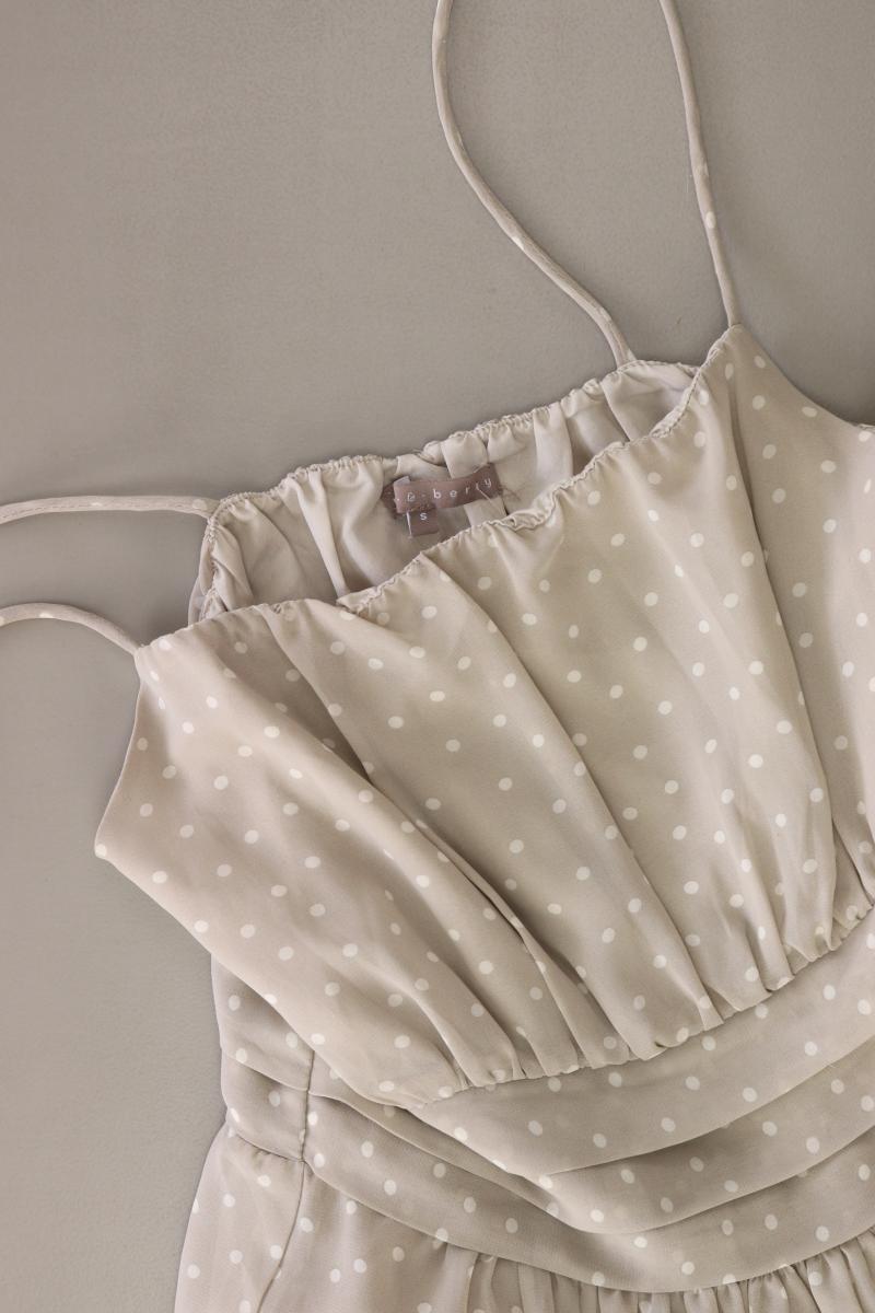 mint & berry Chiffonkleid Gr. S gepunktet Träger grau aus Polyester