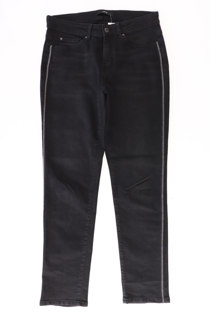 Zero Skinny Jeans Gr. 38 schwarz aus Baumwolle